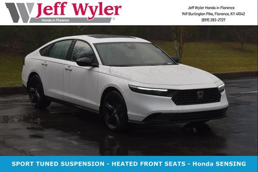 Platinum White Pearl 2026 Honda Accord Hybrid Sport-L