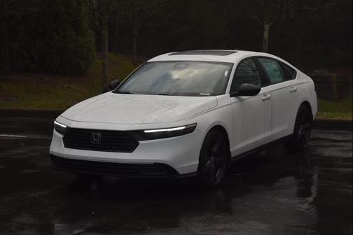 Platinum White Pearl 2026 Honda Accord Hybrid Sport-L
