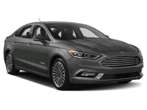 Blue Metallic 2018 Ford Fusion Hybrid Titanium