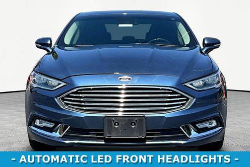 Blue Metallic 2018 Ford Fusion Hybrid Titanium