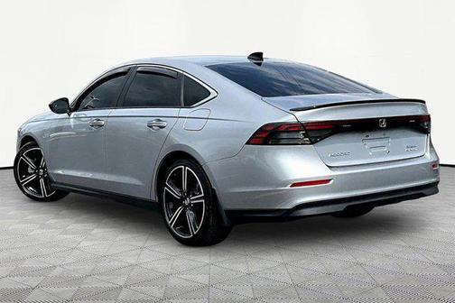 Solar Silver Metallic 2025 Honda Accord Hybrid Sport