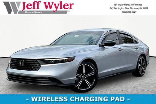 Solar Silver Metallic 2025 Honda Accord Hybrid Sport