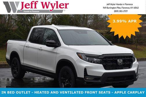 Platinum White Pearl 2026 Honda Ridgeline Black