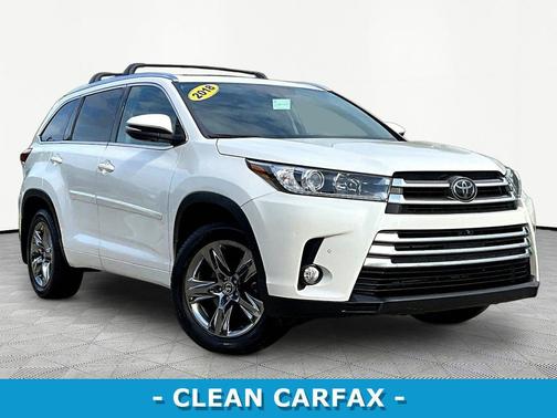 Blizzard Pearl 2018 Toyota Highlander Limited