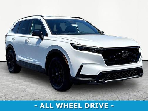 Platinum White Pearl 2024 Honda CR-V Hybrid Sport AWD