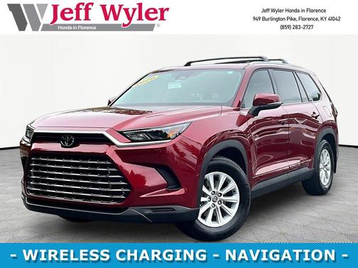 Ruby Flare Pearl 2026 Toyota Highlander Hybrid LE