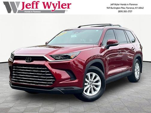 Ruby Flare Pearl 2026 Toyota Highlander Hybrid LE