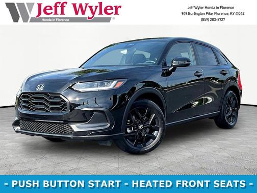 Crystal Black Pearl 2025 Honda HR-V AWD Sport