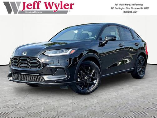 Crystal Black Pearl 2025 Honda HR-V AWD Sport