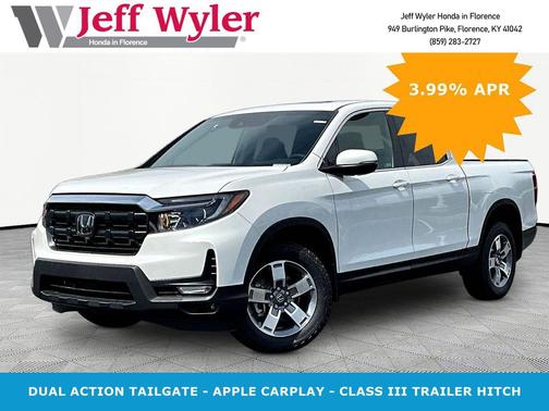 Platinum White Pearl 2026 Honda Ridgeline RTL