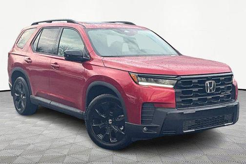 Radiant Red Metallic II 2026 Honda Pilot Black Edition