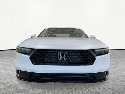 Platinum White 2026 Honda Accord Hybrid Touring