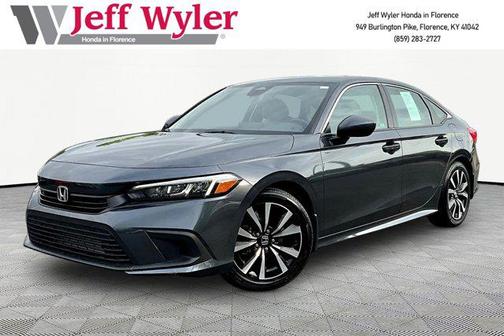 Aegean Blue Metallic 2024 Honda Civic EX