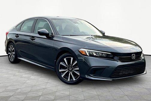 Aegean Blue Metallic 2024 Honda Civic EX