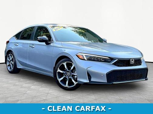 Solar Silver Metallic 2026 Honda Civic Hybrid Sport Touring