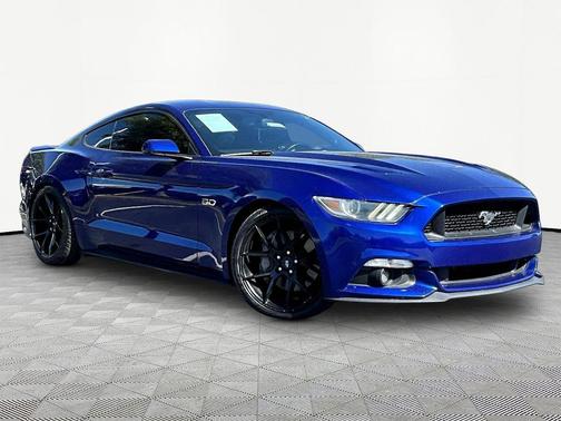Blue Metallic 2016 Ford Mustang GT Premium