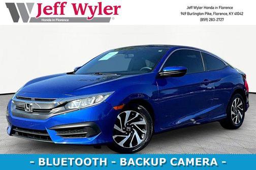 Aegean Blue Metallic 2018 Honda Civic LX