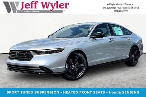 Solar Silver Metallic 2026 Honda Accord Hybrid Sport-L