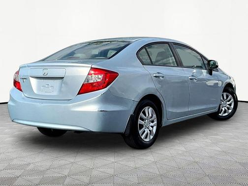 Alabaster Silver Metallic 2012 Honda Civic LX