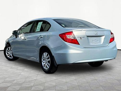 Alabaster Silver Metallic 2012 Honda Civic LX