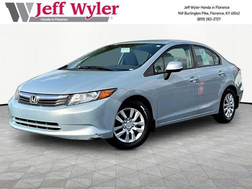 Alabaster Silver Metallic 2012 Honda Civic LX