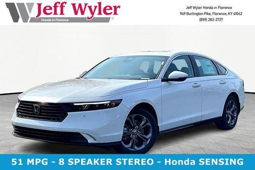 Platinum White Pearl 2026 Honda Accord Hybrid EX-L