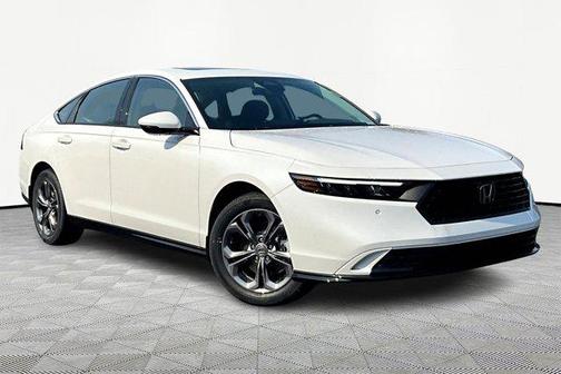 Platinum White Pearl 2026 Honda Accord Hybrid EX-L