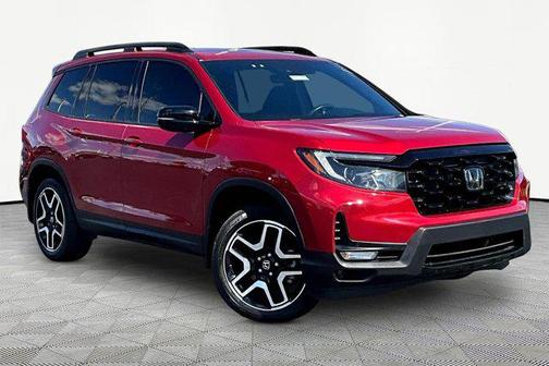 Radiant Red Metallic II 2023 Honda Passport AWD Elite