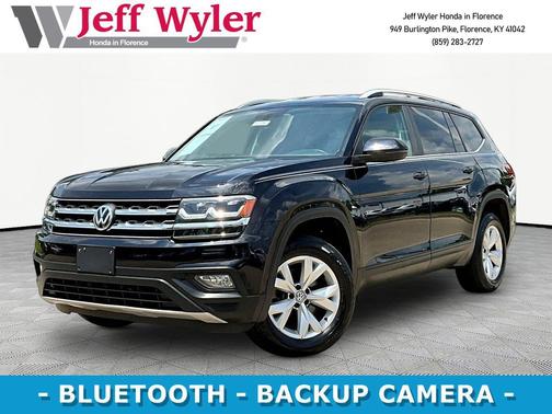 Deep Black Pearl 2019 Volkswagen Atlas 3.6L SE