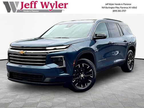 Lakeshore Blue Metallic 2025 Chevrolet Traverse LT
