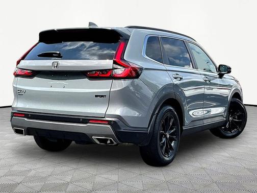 Gray 2025 Honda CR-V Hybrid Sport AWD