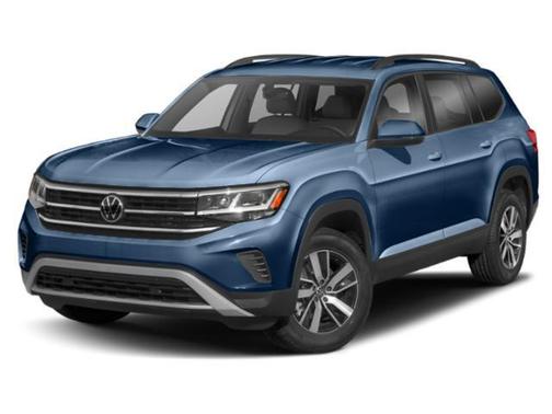 Tourmaline Blue Metallic 2021 Volkswagen Atlas 3.6L SE w/Technology