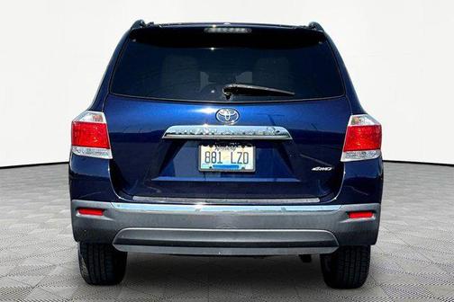 Blue 2011 Toyota Highlander Limited