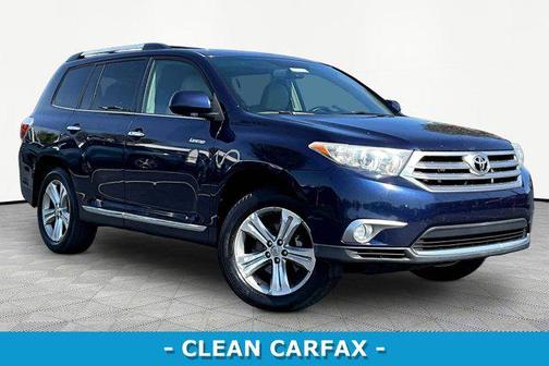 Blue 2011 Toyota Highlander Limited