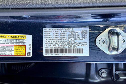 Gray 2023 Honda CR-V LX AWD