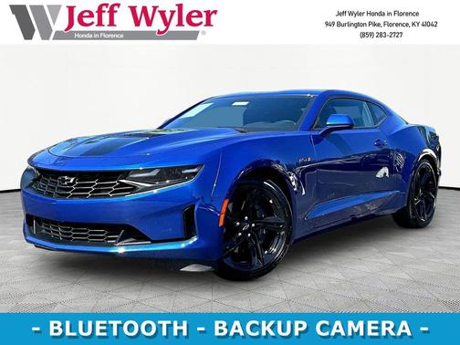 Riverside Blue Metallic 2022 Chevrolet Camaro RWD Coupe LT1