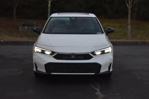 Platinum White Pearl 2026 Honda Civic Hybrid Sport