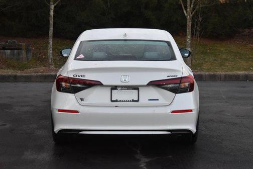Platinum White Pearl 2026 Honda Civic Hybrid Sport