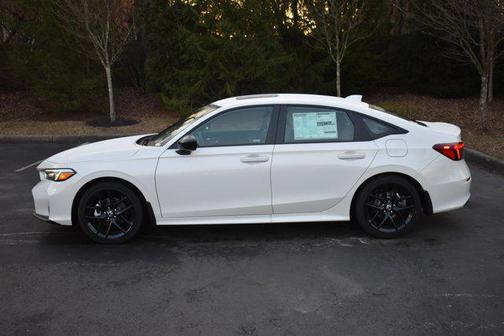 Platinum White Pearl 2026 Honda Civic Hybrid Sport