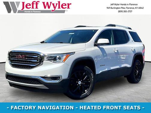 White Frost Tricoat 2019 GMC Acadia SLT-1