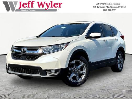 White Diamond Pearl 2018 Honda CR-V EX-L