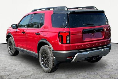 Radiant Red Metallic II 2026 Honda Passport AWD TrailSport Elite Blackout