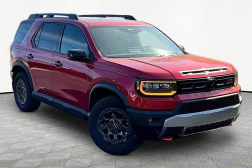 Radiant Red Metallic II 2026 Honda Passport AWD TrailSport Elite Blackout