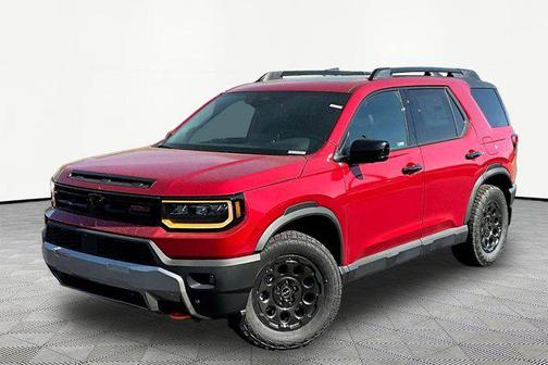 Radiant Red Metallic II 2026 Honda Passport AWD TrailSport Elite Blackout