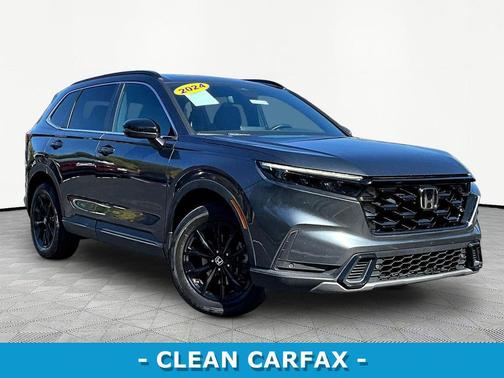 Gray 2024 Honda CR-V Hybrid Sport AWD