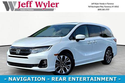 Platinum White Pearl 2025 Honda Odyssey Elite