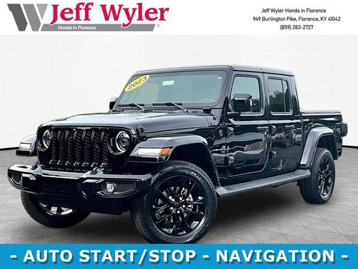 Black Clearcoat 2023 Jeep Gladiator High Altitude 4x4