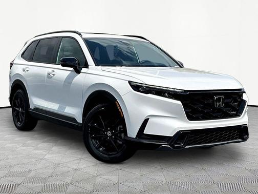 Platinum White Pearl 2026 Honda CR-V Hybrid Sport AWD