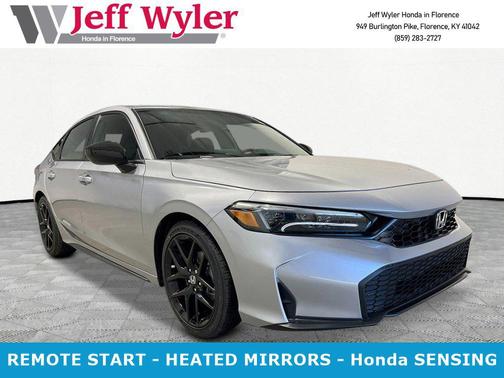 Solar Silver Metallic 2026 Honda Civic Sport