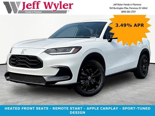 Platinum White Pearl 2026 Honda HR-V AWD Sport